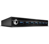 Hub USB 3.0 LINDY 7 Port USB 3.0 Metall Hub 7 ports noir