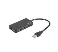 Hub USB 3.0 MOTH 4 ports noir NHU-1342