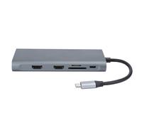 Hub USB 3.0 Portable 12 en 1 pour HDMI VGA PD, adaptateur de Station d'accueil pour ordinateur Portable OS X