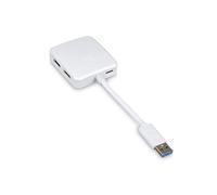 Hub USB 3.0 Raspberry Pi® SC1636 4 Ports Blanc