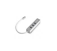 Hub USB 3.0 Type C avec port Ethernet Argent
