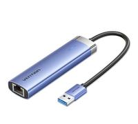 Vention Hub USB 3.0 5 en 1 - Transfert 5 Gbps - Port Ethernet Gigabit - Large Compatibilité - Contr