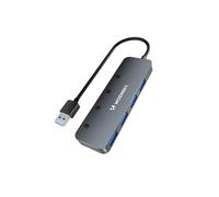 ADAPTATEUR HUB USB-A 4xUSB-A 3.0 Alumin avec câble de 15 cm WOZINSKY