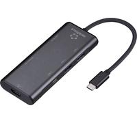 Hub USB 3.1 Renkforce RF-USBHA-450 7 ports avec fiche mâle USB-C noir