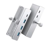 Hub USB 3.2, Extension à 6 Ports, avec connecteur d'alimentation, protocole 10 Gbps, Vitesse de Transmission, Lecteur de Carte SD TF(5-in-1 5Gbps)