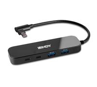 Lindy Hub USB 3.2 Gen 2 Type C 4 ports avec Power Delivery