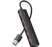 Hub USB 3.2 Vention CHOBB- 4xUSB- 1xUSB Tipo-C PD- 15cm- Negro