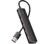 Hub USB 3.2 Vention CHOBB- 4xUSB- 1xUSB Tipo-C PD- 15cm- Negro
