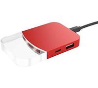 Hub Usb 4 En 1 Ultrafin Mini Ilo Hub Usb Data Transfer 3 Usb 2.0 1 Usb-C Hub Usb Compatible Avec Windows Xp/Vista / 7/8 / 10, Mac Os, Linux (Red)[Z1859]