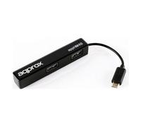 hub USB 4 ports approx APPHM4B USB 2.0 480 Mbps Noir