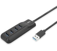 Hub USB 4 Ports, multiprise, Longueur du câble 50 cm, USB 3.0 pour PC, Ordinateur Portable, Console