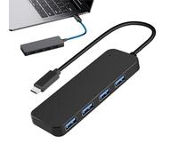 Hub USB 4 Ports pour Ordinateur Portable, Adaptateur hub USB 4 Ports | Adaptateur multiport USB - Répartiteur haute vitesse, Hub Multiport, répartiteur USB Portable pour accessoires inf