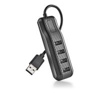 Hub USB - 4 Ports USB 2.0, Permet de connecter Plusieurs appareils simultanément, idéal pour Augmenter la connectivité dans Les environnements électriques.