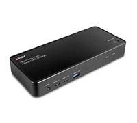 Lindy Station d'accueil 43202 USB-C 3.2 - HDMI, DisplayPort, 1GbE - Noir