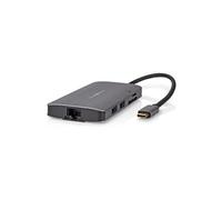 Hub USB 7-en-1 vers RJ45 / 3USB-A / Micro SD / HDMI 4K 5Gbps 0.2m Noir