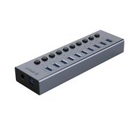 Hub USB-A 10 ports BT2U3-10AB - Gris