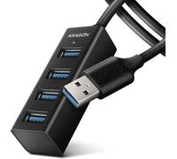 Axagon Hub USB HUE-M1AL 4 ports USB-A USB 3.2 Gen1 5 GBit/s argent