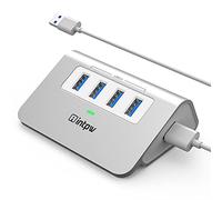 Hub USB, Adaptateur 4 Ports Multiprise USB 3.0, 5 Gbps, Répartiteur USB Splitter, with 1 m Cable,Laptop, PC, Xbox, Flash Drive, Printer, Camera, Keyborad