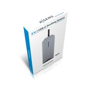 Hub USB Aisens ASUC-8P004-GR Gris 100 W 4K Ultra HD