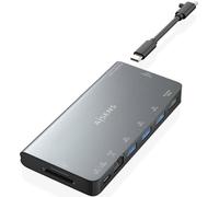 Hub USB Aisens ASUC-8P015-GR Gris (1 pièce)