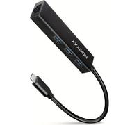 Axagon Hub USB-C HMC-GL3A – 3 ports USB-A, Ethernet Gigabit – Noir