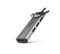 Hub USB - AXAGON - HMC-H3A - 3x USB-A - 1x HDMI 1.4b - Couleur Gris