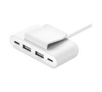 Hub USB - Belkin - 4 Ports - 2x USB-C - 2x USB-A - 30W - Cordon 2m