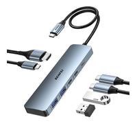 Hub USB - BENFEI - USB C 6-en-1 - HDMI 4K@60Hz - PD 100W - 2xUSB-A & 2xUSB-C 10Gbps
