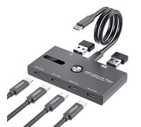 Hub USB C 10 Gbit/s, répartiteur 6 ports de type C, adaptateur USB de type C vers USB C/A pour PC, ordinateur portable, MacBook Pro/Air, iMac, Surface Pro, Chromebook, etc. (concentrateur uniquement