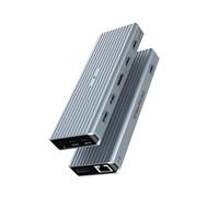 Hub USB C, 11 en 1 Triple Display USB C Docking Station pour M1/ M2 MacBook Pro/Air (4K HDMI/DP, 10 Gbps USB 3.1, PD 100W, SD/TF, Gigabit Ethernet) Station d'accueil pour Dell, Surface, HP, Lenovo