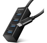 Axagon Hub USB-C HUE-M1C – USB 3.0, 4 ports USB-A, câble USB-C 20 cm, Noir
