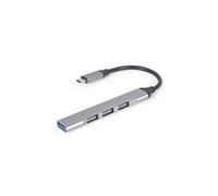 Hub+USB-C+3.1+Gembird+-+4+ports+%28Argent%29