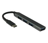 Hub USB C 3.1 avec 1 Port USB 3.0 et 3 Ports USB 2.0, idéal pour étendre Les connexions et transférer des données de manière Efficace.