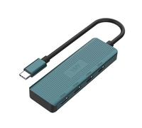 Hub USB C 3.2 Gen 2, 4 ports USB 3.2 avec 4 USB-C 3.2 10 Gbit/s femelle, compatible avec MacBook Air/Pro, iMac, iPad Pro, Acer Aspire, HP, iPad Pro, iPhone 15/15 Pro Max et plus (vert)