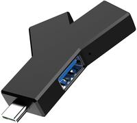 Hub USB C, 3 en 1 Adaptateur USB C multiport, 1 Port USB 3.0 et 2 Port USB 2.0, USB3.0 Transfert de données Rapide, pour MacBook Pro, iPhone 15 Plus, Dell XPS 15 et Autres appareils de Type C
