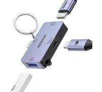 Hub USB C 3-en-1, Super Compact, USB-C vers HDMI 4K@60Hz, 10Gbps USB-A, 100W Power Delivery Compatible avec Pro, MacBook Pro/Air, iMac, iPhone 16/15 Pro/Pro Max, XPS, Thinkpad