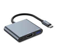 Hub USB-C 3-en-1 Tech-Protect V1 4K PD100W