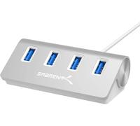 Hub USB-C 3 Ports USB 3.2 Lecteur Carte SD Micro Adaptateur (HB-U3CR) Gris Noir