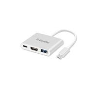 XtremeMac Hub USB-C pour MacBook : Charge en continu jusqu'à 100W & Transfert de données Rapide, USB 3.0 & 4K HDMI, Design Apple, pour MacBooks, iPads et Autres appareils avec connecteur Type-C
