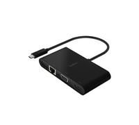HUB USB-C 4 en 1 (100W PD, HDMI, VGA, RJ45, USB-A)