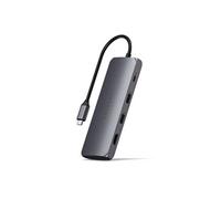 HUB USB-C 4 EN 1 AVEC EMPLACEMENT POUR SSD GRIS