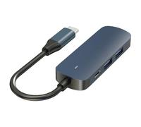 Hub USB C 4 en 1 multifonction avec HDMI 4K, charge rapide PD 100 W, transfert de données USB 3.0 5 Gbit/s, pour MacBook Pro/Air, iPad Pro, ordinateur portable, téléphone et plus encore