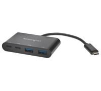 HUB, USB-C 4-PORT HUB (2A2C); K39124EU (KENSINGTON) Qté X 1