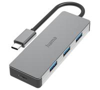 Hama Hub USB-C 00200105 - 4 ports USB 3.2 Gen2 10 Gbit/s Aluminium