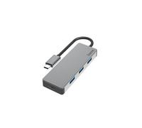 Hama 00200105 Hub USB 3+1 ports USB-A, USB-C® USB 3.1 Gen1 5 GBit/s avec fiche mâle USB-C anthracite 00200105