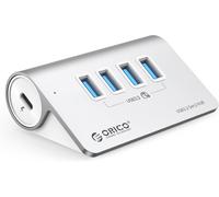 Hub Usb C, 4 Ports Usb Hub Avec Super Vitesse 10 Gbit/S, Répartiteur Usb Avec Câble De Données Usb C De 0,5 M Et Port D'Alimentation De Type C 5 V/2 A Pour Macbook, Macbook Pro, Macbook Air[Z330]