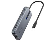 Hub USB C 4K@60Hz, 100W PD, Ethernet RJ45, USB-C/A 3.2Gen 2, Lecteur de Carte TF & SD, 2 USB 3.0, 9-en-1 GIISSMO Hub USB C Compatible avec MacBook M1 M2, HP Dell Ordinateurs Portables Lenovo et Plus
