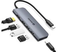 Hub USB C 5-en-1,Adaptateur USB C vers HDMI 4K avec Port USB-C 100W PD,Ultra-Rapide 3 USB-A 3.0 5Gbps,Compatible avec MacBook Air/Pro,Mac Mini M4,ipad Pro Air.[M463]