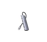 hub usb c 6 en 1 vers 4k hdmi, lecteur de carte sd et micro sd, 3 ports usb 3. 0 adaptateur usb c compatible avec macbook pro 16 pouces macbook