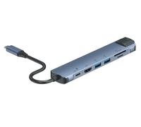 Hub USB-C 7-en-1 Accsup Indigo